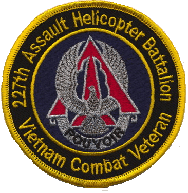 227th Assault Helicopter Battalion Vietnam Combat Veteran patch