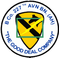 Company B, 227th AHB, The Good Deal Company patch