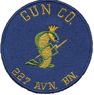 Gun Company, 227th Aviation Battalion patch